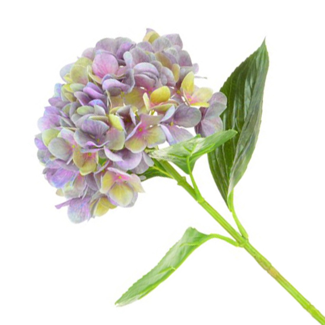 LUXE Artificial Mophead Hydrangeas Lavender Purple 58cm Artificial